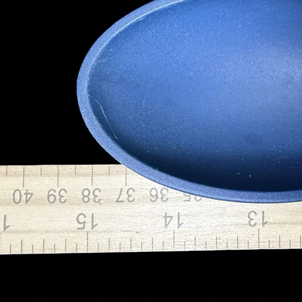 Blue Cooking Spoon Solid Plain Kitchen‎ Utensil Single Item Durable Handle